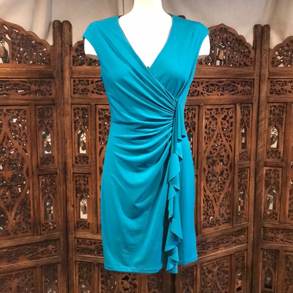 Boston Proper Teal Dress